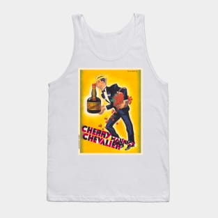 Cherry Brandy France Vintage Poster 1930 Tank Top